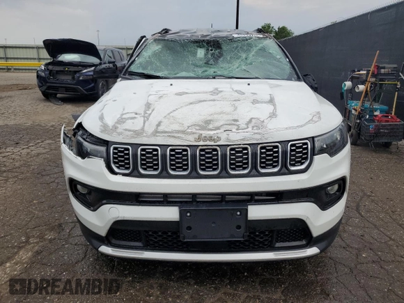 2025 Jeep Compass Limited z VIN 3C4NJDCN1ST509196, wystawiony jako Copart lot #64227745 z przebiegiem 16 243 mil mil oraz Nie do naprawy • Non repairable. Historia ofert i sprzedaży dostępna na DreamBid. Obrazek 5.