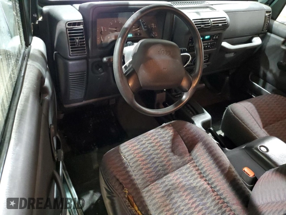 1999 Jeep Wrangler Sport with VIN 1J4FY19S8XP490177, listed as a Copart auction lot 46136045 with 243,883 mi miles and Salvage Title. Bid and sale history available at carsss.com. Image 8.