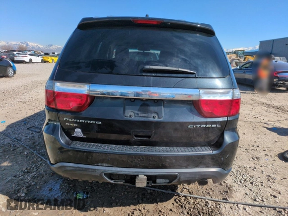 2012 Dodge Durango Citadel with VIN 1C4RDJEG7CC330910, listed as a Copart auction lot 47069995 with 166,864 mi miles and Salvage title. Bid and sale history available at DreamBid. Image 6.