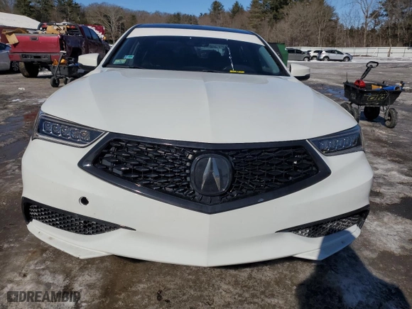 2019 Acura TLX with VIN 19UUB1F3XKA006082, listed as a Copart auction lot 46031115 with 40,485 mi miles and Salvage Title. Bid and sale history available at carsss.com. Image 5.