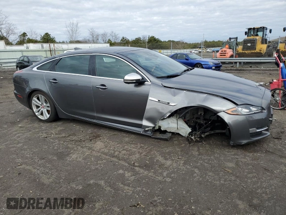 2018 Jaguar XJ Portfolio with VIN SAJWJ2GD1J8W15611, listed as a Copart auction lot 44835764 with 60,010 mi miles and . Bid and sale history available at DreamBid. Image 4.