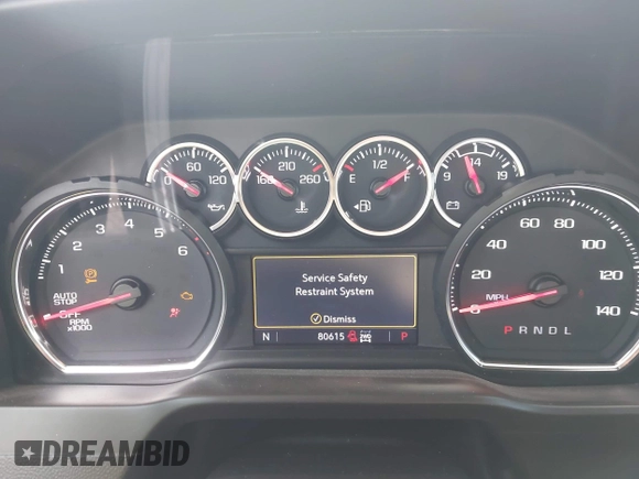 2021 Chevrolet Silverado 1500 LT z VIN 3GCUYDEDXMG111217, wystawiony jako IAAI lot #42056447 z przebiegiem 80 615 mil mil oraz . Historia ofert i sprzedaży dostępna na DreamBid. Obrazek 7.