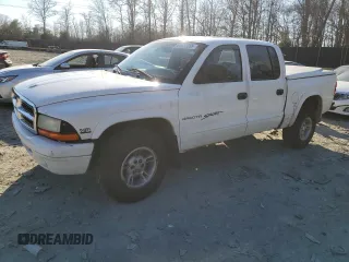 2000 Dodge Dakota Sport z VIN 1B7GG2AN9YS754384, wystawiony jako Copart lot #47632255 z przebiegiem 227 731 mil mil oraz Szkoda całkowita • Salvage title. Historia ofert i sprzedaży dostępna na DreamBid. Obrazek 1.