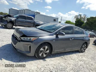 2017 Hyundai Ioniq SEL z VIN KMHC75LC6HU045746, wystawiony jako Copart lot #56712145 z przebiegiem 98 052 mil mil oraz Szkoda całkowita • Salvage title. Historia ofert i sprzedaży dostępna na DreamBid. Obrazek 1.