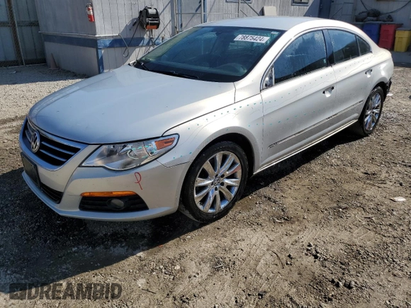2010 Volkswagen CC Sport with VIN WVWMP7AN3AE566142, listed as a Copart auction lot 78875424 with 94,514 mi miles and Salvage Title. Bid and sale history available at DreamBid. Image 1.