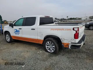 2022 Chevrolet Silverado 1500 Custom with VIN 3GCPWBEK9NG173246, listed as a Copart auction lot 49134355 with 66,452 mi miles and Salvage Title. Bid and sale history available at DreamBid. Image 2.
