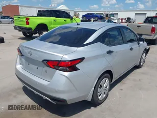 2024 Nissan Versa S with VIN 3N1CN8DV2RL841405, listed as a IAAI auction lot 42080581 with 12,605 mi miles. Bid and sale history available at carsss.com. Image 4.