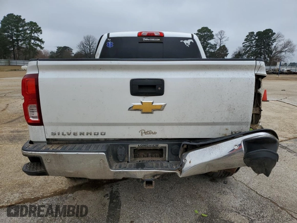 2017 Chevrolet Silverado 1500 LTZ with VIN 3GCPCSECXHG311060, listed as a Copart auction lot 44548325 with Not Provided miles and Salvage Title. Bid and sale history available at DreamBid. Image 6.