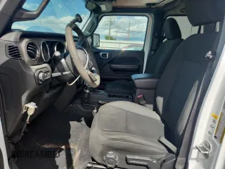 2020 Jeep Gladiator Sport S with VIN 1C6JJTAG0LL109695, listed as a Copart auction lot 63112895 with 53,491 mi miles and Non repairable. Bid and sale history available at DreamBid. Image 7.