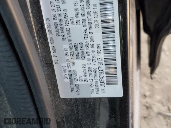 2016 Mazda CX-5 Grand Touring with VIN JM3KE4DY8G0719113, listed as a Copart auction lot 52160285 with 259,365 mi miles and Salvage Title. Bid and sale history available at carsss.com. Image 13.