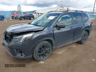2023 Subaru Forester Special Sports with VIN JF2SKAJC7PH501725, listed as a IAAI auction lot 41984417 with 28,180 mi miles and . Bid and sale history available at DreamBid. Image 2.