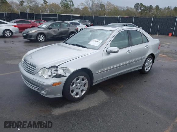 2005 Mercedes-Benz C 240 with VIN WDBRF81J45F690480, listed as a IAAI auction lot 41780633 with 150,147 mi miles and . Bid and sale history available at DreamBid. Image 2.
