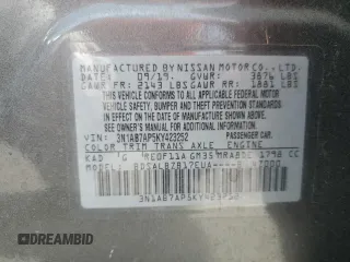 2019 Nissan Sentra S z VIN 3N1AB7AP5KY423252, wystawiony jako Copart lot #54676075 z przebiegiem 54 812 mil mil oraz Szkoda całkowita • Salvage title. Historia ofert i sprzedaży dostępna na DreamBid. Obrazek 13.