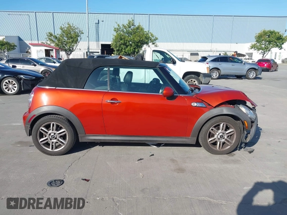 2012 MINI Convertible with VIN WMWZN3C54CT134124, listed as a IAAI auction lot 42313148 with 119,963 mi miles and . Bid and sale history available at DreamBid. Image 14.