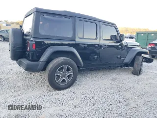 2022 Jeep Wrangler Unlimited High Tide with VIN 1C4HJXDG1NW134486, listed as a Copart auction lot 75280764 with 61,282 mi miles and Salvage Title. Bid and sale history available at DreamBid. Image 3.