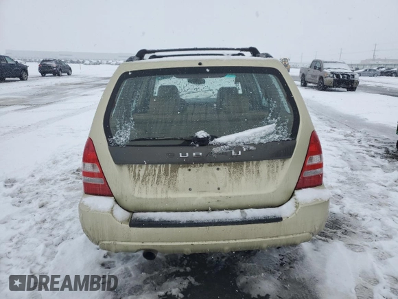 2003 Subaru Forester XS with VIN JF1SG65693H708697, listed as a Copart auction lot 45952365 with 198,825 mi miles and Salvage Title. Bid and sale history available at carsss.com. Image 6.