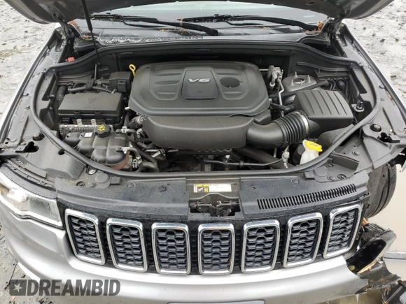 2019 Jeep Grand Cherokee Limited X with VIN 1C4RJFBG8KC671886, listed as a Copart auction lot 56454935 with 52,592 mi miles and Salvage title. Bid and sale history available at DreamBid. Image 12.