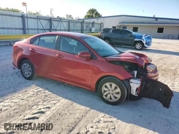 2020 Kia Rio S with VIN 3KPA24AD5LE338755, listed as a Copart auction lot 49559665 with 61,854 mi miles and Non Repairable. Bid and sale history available at carsss.com. Image 4.