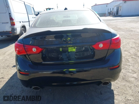 2015 Infiniti Q50 Sport with VIN JN1BV7ARXFM392361, listed as a IAAI auction lot 41771720 with 91,961 mi miles and . Bid and sale history available at DreamBid. Image 16.