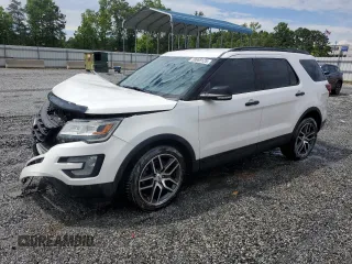 2017 Ford Explorer Sport z VIN 1FM5K8GT5HGE40938, wystawiony jako Copart lot #58969125 z przebiegiem 99 342 mil mil oraz Szkoda całkowita • Salvage title. Historia ofert i sprzedaży dostępna na DreamBid. Obrazek 1.