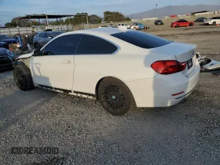 2015 BMW 4 Series 428i with VIN WBA3N7C54FK224395, listed as a Copart auction lot 45746095 with 85,646 mi miles and Salvage title. Bid and sale history available at DreamBid. Image 2.