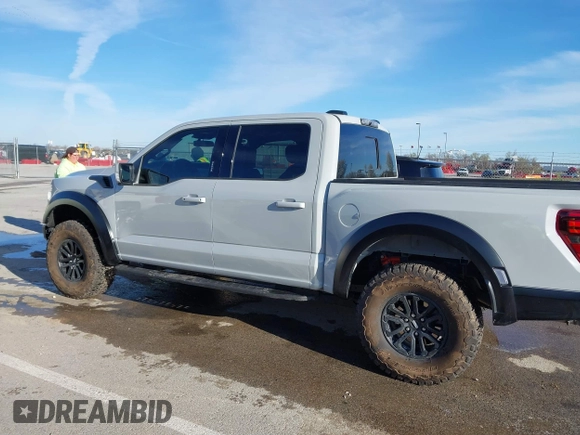 2024 Ford F-150 Raptor with VIN 1FTFW1RG0RFC21543, listed as a IAAI auction lot 41845627 with 11,808 mi miles and . Bid and sale history available at DreamBid. Image 14.