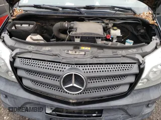 2017 Mercedes-Benz Sprinter Crew with VIN WD4FE8CD8HP574993, listed as a Copart auction lot 51812725 with 123,499 mi miles and Salvage Title. Bid and sale history available at carsss.com. Image 13.