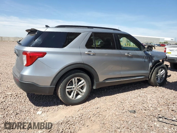 2021 Ford Explorer XLT with VIN 1FMSK7DHXMGB33126, listed as a Copart auction lot 50570655 with 61,894 mi miles and Salvage Title. Bid and sale history available at carsss.com. Image 3.