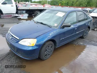 2003 Honda Civic LX z VIN 2HGES16513H593796, wystawiony jako IAAI lot #42352627 z przebiegiem 155 799 mil mil oraz . Historia ofert i sprzedaży dostępna na DreamBid. Obrazek 2.