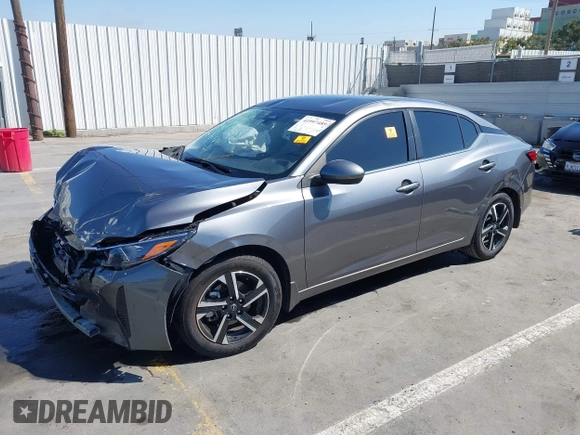2024 Nissan Sentra SV with VIN 3N1AB8CV6RY273292, listed as a IAAI auction lot 41997489 with 28,521 mi miles and . Bid and sale history available at DreamBid. Image 2.