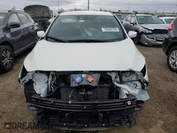 2020 Nissan LEAF with VIN 1N4BZ1BP6LC311665, listed as a Copart auction lot 79530784 with 15,170 mi miles and Salvage title. Bid and sale history available at DreamBid. Image 5.