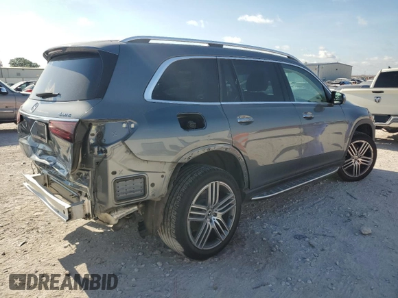 2020 Mercedes-Benz GLS 450 with VIN 4JGFF5KE7LA156089, listed as a Copart auction lot 60444304 with 39,864 mi miles and Salvage Title. Bid and sale history available at DreamBid. Image 3.