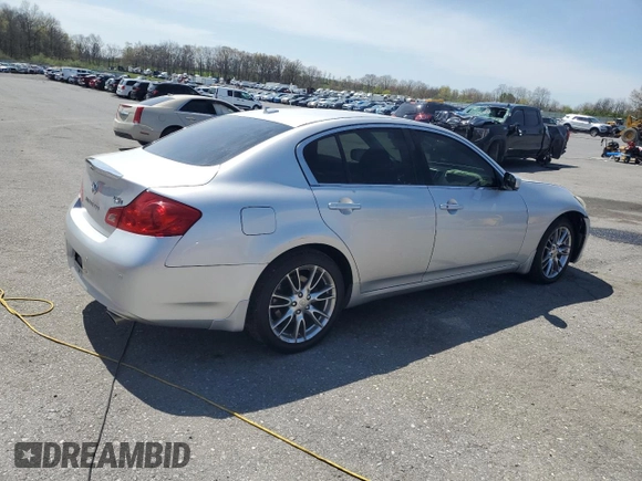 2010 Infiniti G37 x with VIN JN1CV6AR4AM252927, listed as a Copart auction lot 54189875 with 214,373 mi miles and Salvage Title. Bid and sale history available at carsss.com. Image 3.
