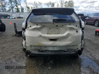 2015 Ford Edge Titanium with VIN 2FMPK4K9XFBB57470, listed as a Copart auction lot 53966505 with 82,407 mi miles and Salvage Title. Bid and sale history available at carsss.com. Image 6.