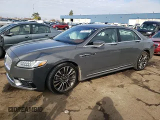 2017 Lincoln Continental Black Label with VIN 1LN6L9BC7H5611974, listed as a Copart auction lot 77337174 with 96,656 mi miles and Clean Title. Bid and sale history available at carsss.com. Image 1.