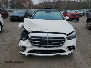 2022 Mercedes-Benz S-Class S 500 with VIN W1K6G6DB9NA166349, listed as a Copart auction lot 78237834 with 21,934 mi miles and Salvage Title. Bid and sale history available at carsss.com. Image 5.