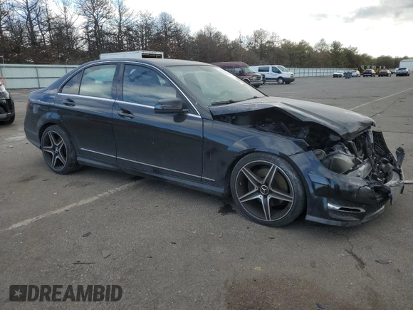 2013 Mercedes-Benz C-Class C 300 Sport with VIN WDDGF8AB4DG058613, listed as a Copart auction lot 49426645 with 154,582 mi miles and Non Repairable. Bid and sale history available at carsss.com. Image 4.