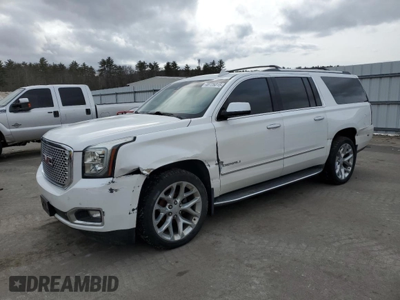 2017 GMC Yukon XL Denali with VIN 1GKS2HKJXHR209328, listed as a Copart auction lot 48726015 with 126,547 mi miles and Salvage Title. Bid and sale history available at carsss.com. Image 1.