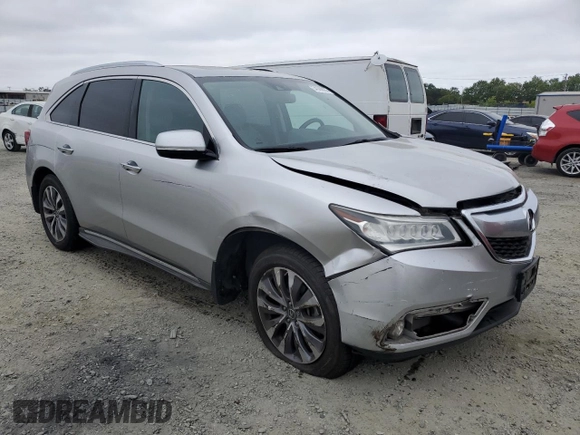 2014 Acura MDX Technology with VIN 5FRYD4H69EB036137, listed as a Copart auction lot 54386865 with 188,569 mi miles and Salvage title. Bid and sale history available at DreamBid. Image 4.