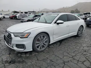 2019 Audi A6 Premium Plus with VIN WAUL2AF21KN065741, listed as a Copart auction lot 45146175 with 27,726 mi miles and Salvage Title. Bid and sale history available at carsss.com. Image 1.