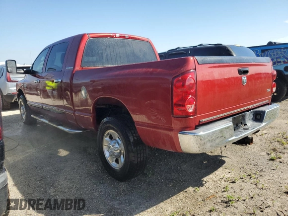 2007 Dodge Ram 2500 SLT with VIN 3D7KR29C07G714312, listed as a Copart auction lot 75100974 with 0 mi miles and Non Repairable. Bid and sale history available at carsss.com. Image 2.