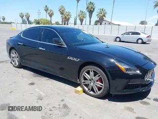 2018 Maserati Quattroporte S GranLusso z VIN ZAM56YPL1J1274060, wystawiony jako IAAI lot #42347208 z przebiegiem 55 022 mil mil oraz . Historia ofert i sprzedaży dostępna na DreamBid. Obrazek 1.