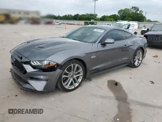 2023 Ford Mustang GT with VIN 1FA6P8CFXP5304962, listed as a Copart auction lot 54947875 with 12,317 mi miles and Salvage title. Bid and sale history available at DreamBid. Image 1.