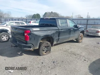 2022 Chevrolet Silverado 1500 Custom Trail Boss with VIN 3GCPDCEK2NG626683, listed as a IAAI auction lot 41723730 with 51,830 mi miles. Bid and sale history available at carsss.com. Image 4.