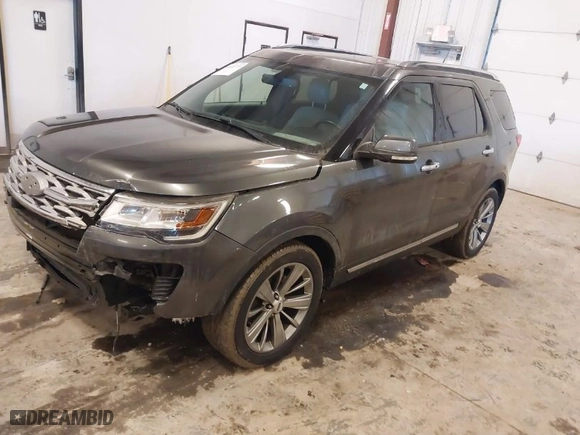 2018 Ford Explorer Limited with VIN 1FM5K7F83JGB10681, listed as a IAAI auction lot 41655773 with 155,527 mi miles. Bid and sale history available at carsss.com. Image 2.