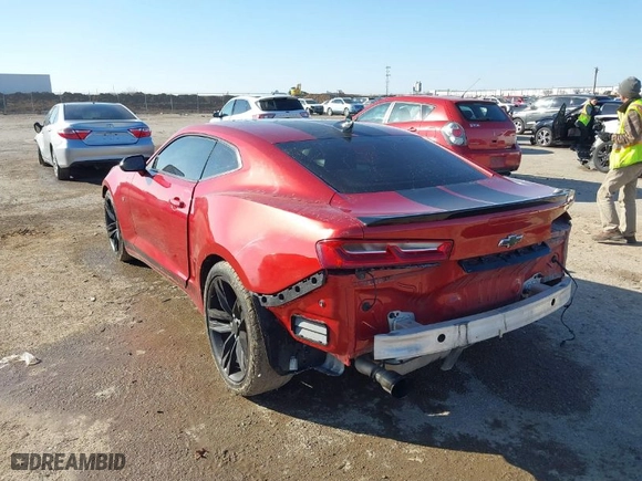 2016 Chevrolet Camaro 1LT with VIN 1G1FB1RS9G0130425, listed as a IAAI auction lot 41481119 with 90070 miles. Bid and sale history available at carsss.com. Image 3.