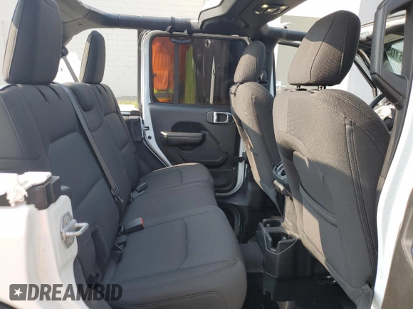 2021 Jeep Wrangler Unlimited 80th Anniversary z VIN 1C4HJXDG4MW794519, wystawiony jako Copart lot #60116105 z przebiegiem 25 708 mil mil oraz Szkoda całkowita • Salvage title. Historia ofert i sprzedaży dostępna na DreamBid. Obrazek 11.