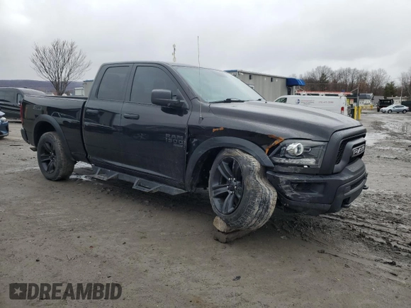 2021 Ram 1500 Classic Warlock with VIN 1C6RR7GG5MS529387, listed as a Copart auction lot 46921485 with 41,198 mi miles and Salvage Title. Bid and sale history available at carsss.com. Image 4.