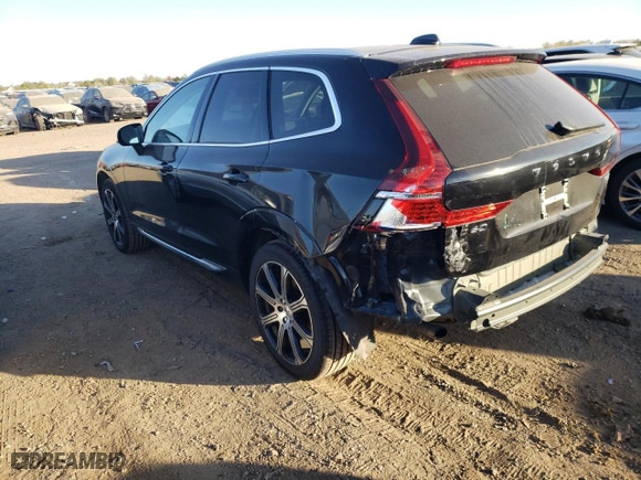 2020 Volvo XC60 Inscription with VIN YV4102RL7L1550093, listed as a Copart auction lot 72626384 with 53,106 mi miles and Salvage Title. Bid and sale history available at carsss.com. Image 2.