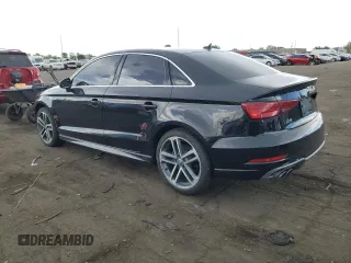 2017 Audi A3 Sedan Premium Plus with VIN WAUGUGFF9H1069408, listed as a Copart auction lot 56938504 with 37,025 mi miles and Salvage Title. Bid and sale history available at carsss.com. Image 2.